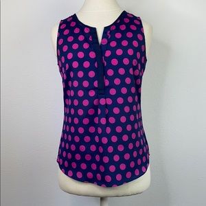 Banana Republic polkadot pullover, extra small